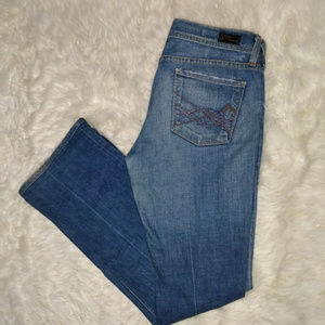 COH Pink Low Rise Flair Denim
